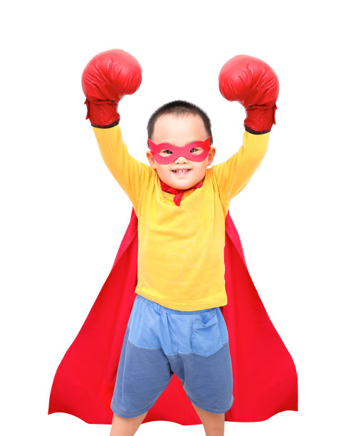 更强的超级英雄拳击男孩图片下载