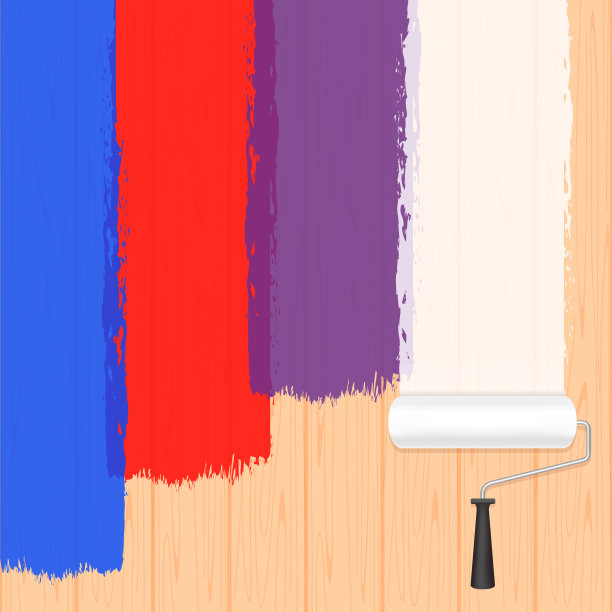 木墙横幅背景漆辊颜色，复制空间文字广告，木墙横幅框漆辊颜色，木区广告漆辊颜色图片下载