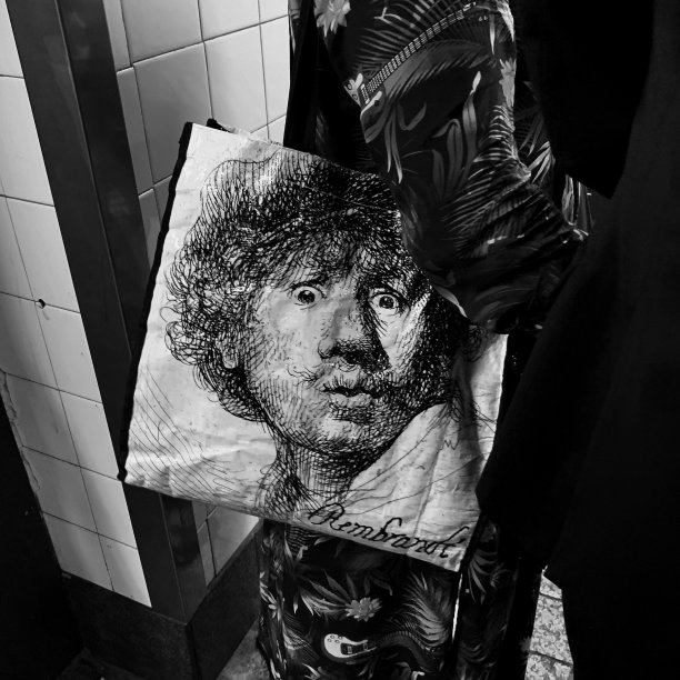 纽约街头的袋子图片下载