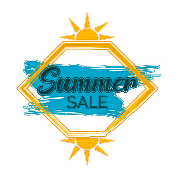 夏天出售标签图片下载