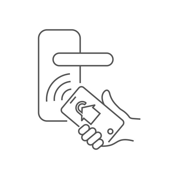 智能房屋，智能锁，家庭自动化。智能手机与智能家居安全应用程序，以解锁房屋的门。可编辑的中风。每股收益10图片下载