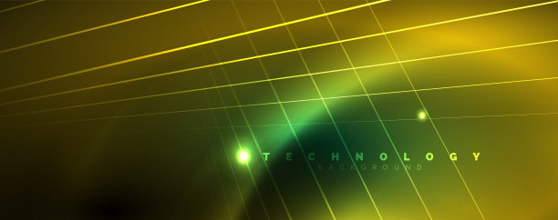 矢量霓虹光线概念，抽象背景图片下载