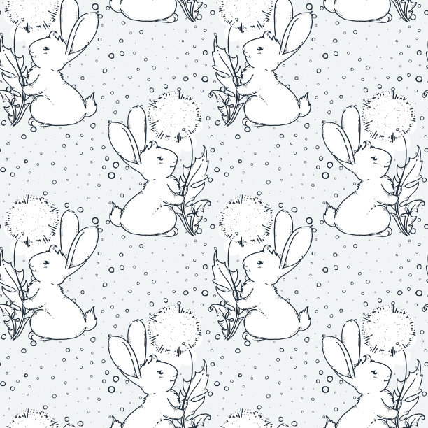 矢量无缝模式在斯堪的纳维亚阶梯。背景的儿童纺织品包装纸图片下载