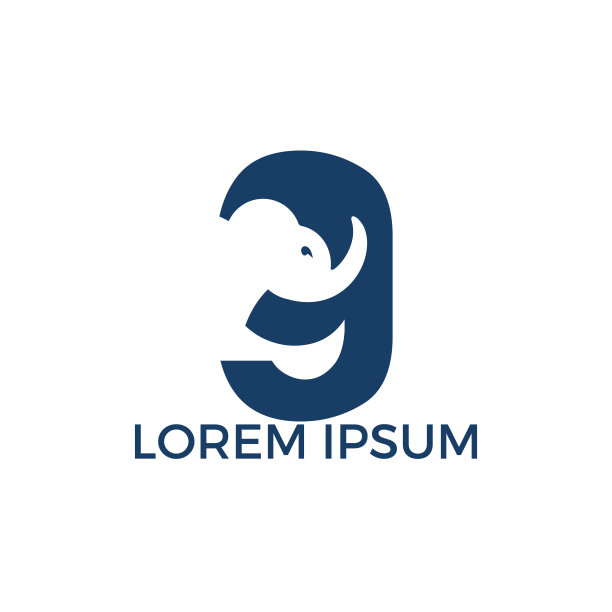 现代象G字母字母标志设计。图片下载