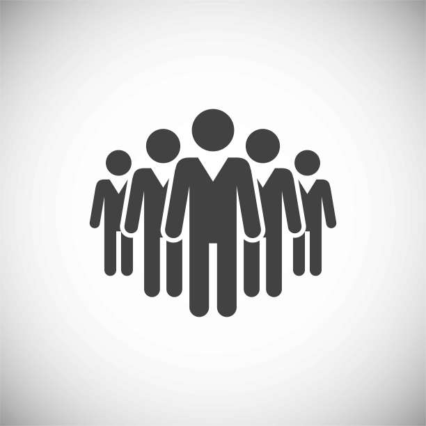 与商务人士相关的图标背景，用于图形和网页设计图片下载