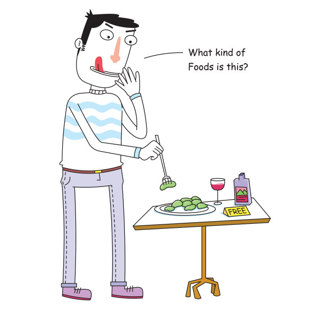 吃免费食物的好奇男人图片下载