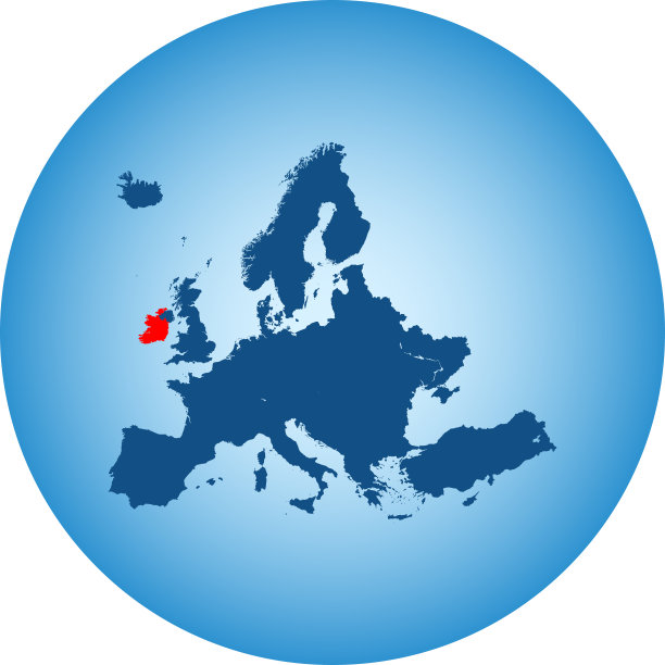 爱尔兰的地图图片下载