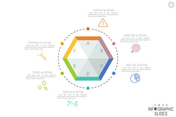 简单的信息图表设计模板图片下载