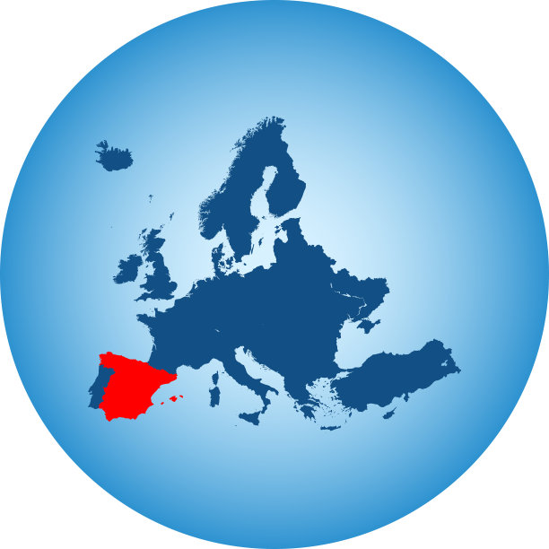 西班牙的地图图片下载