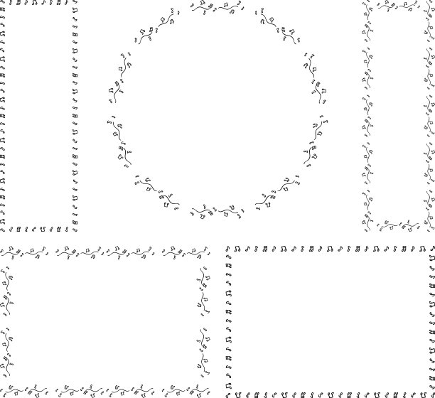 为音乐会和聚会手绘音符背景图片下载