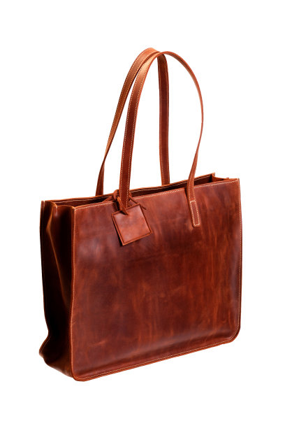 棕色泡沫袋孤立在白色背景上图片下载