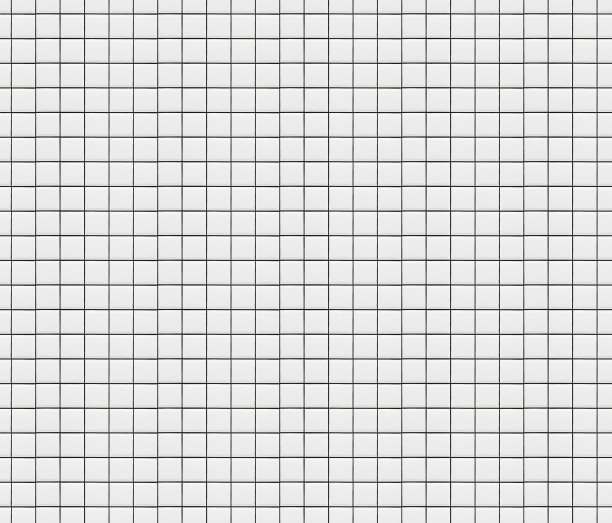 小白色方形马赛克瓷砖纹理背景。水平的画面。图片下载