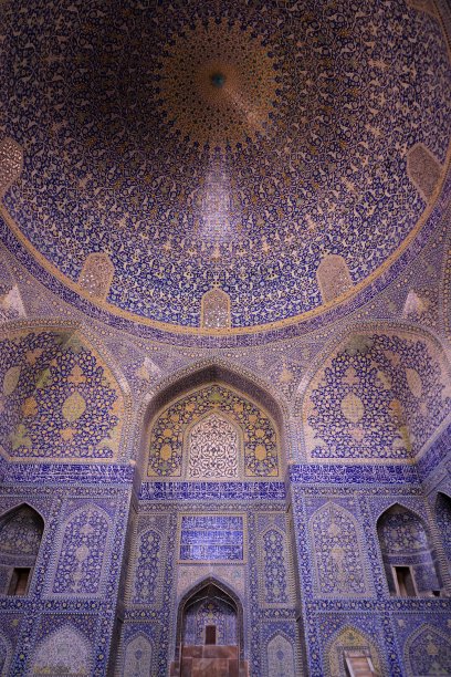 伊朗伊斯法罕的沙阿清真寺图片下载
