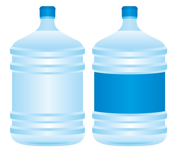 塑料瓶水矢量图片下载