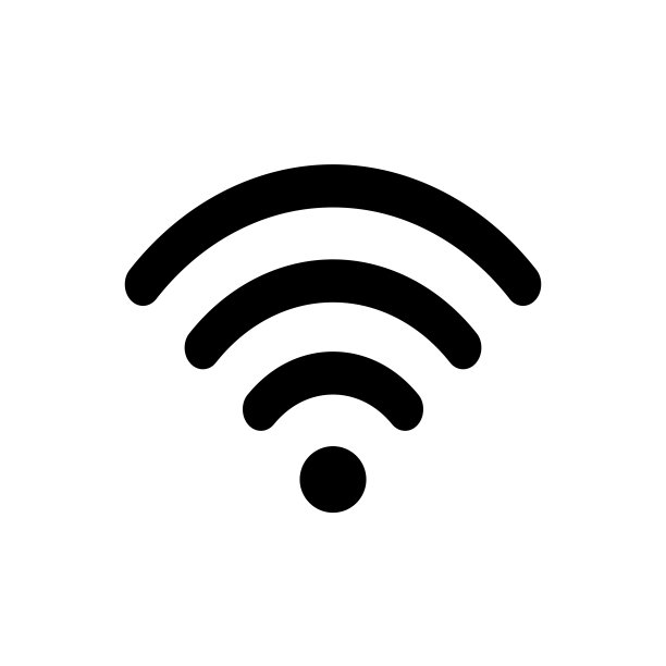 Wifi互联网图标符号-股票向量图片下载
