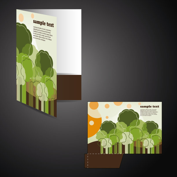 文件夹设计模板图片下载