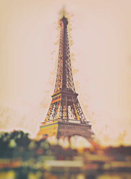 法国巴黎的埃菲尔铁塔图片下载