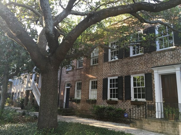 佐治亚州萨凡纳的砖屋图片下载