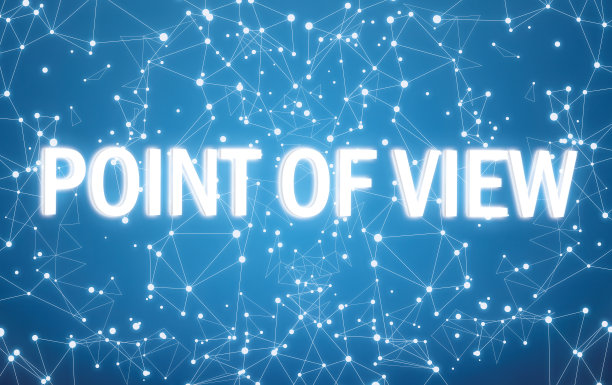 视点接口上的蓝色网络背景图片下载