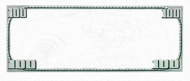 美元边界与空白中间地区图片下载