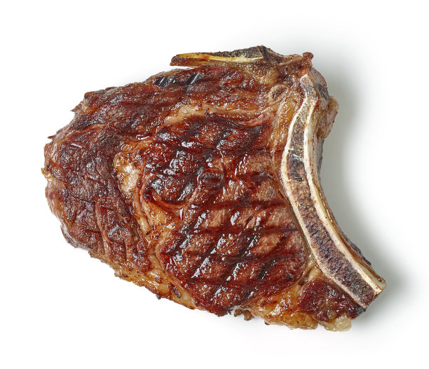 烤多汁的牛排肉图片下载