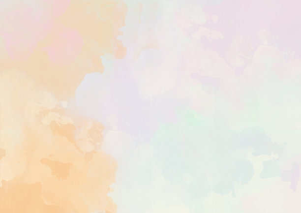 水彩画幻想云彩的背景图片下载