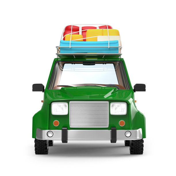 SUV冒险卡通正面图片下载