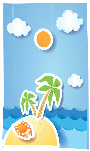 夏天背景tamplate图片下载