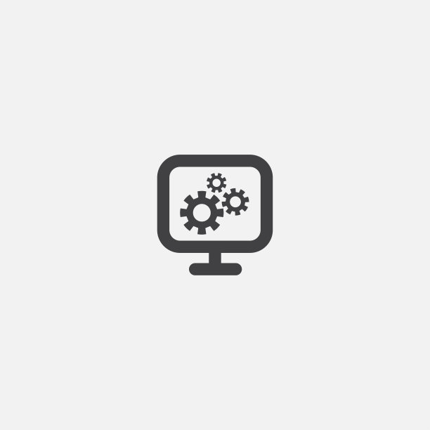 后端基础图标。简单的标志说明。后端符号设计。可以用于网页，打印和移动图片下载