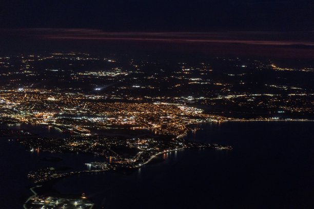 波士顿港之夜图片下载