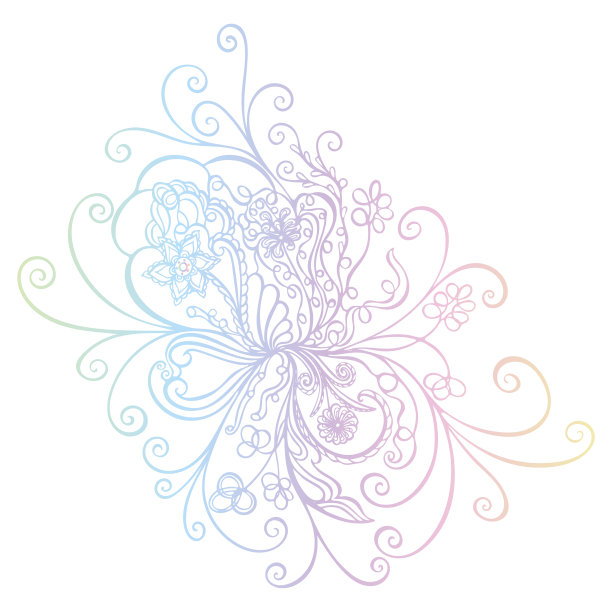 手绘涂鸦元素矢量。民族的设计。向量。图片下载