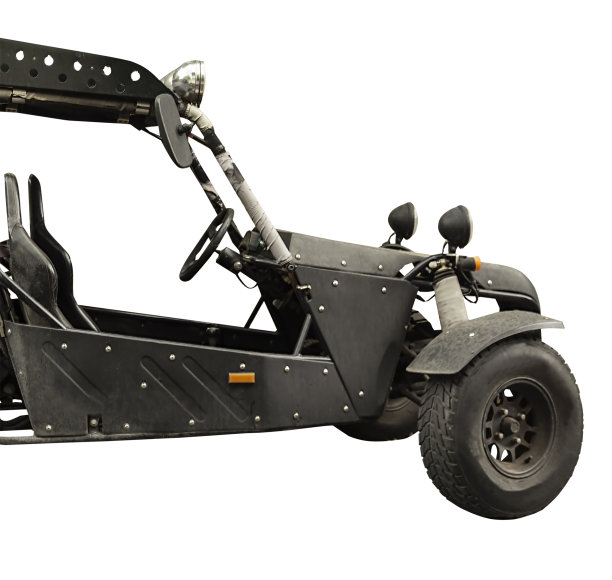 前半部分赛车侧视图上的白色背景图片下载