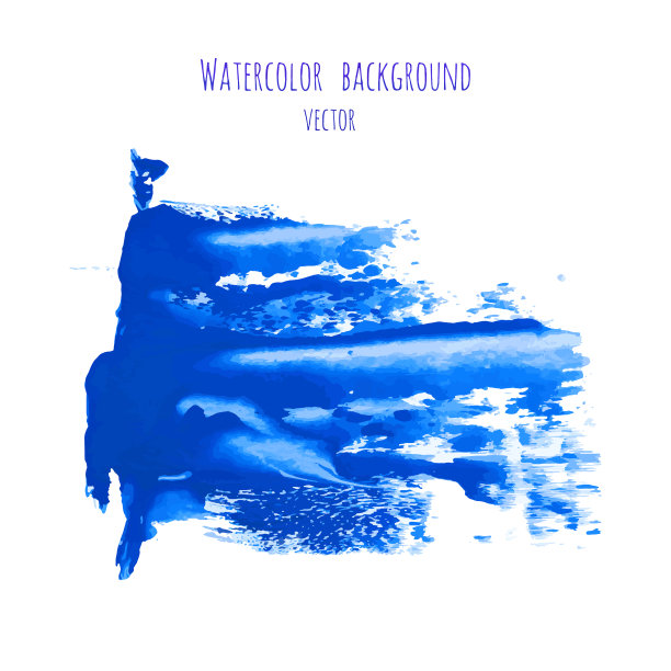 矢量码头，海军蓝，靛蓝水彩纹理图片下载