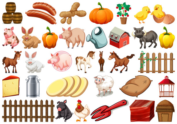 大型农场主题套装图片下载