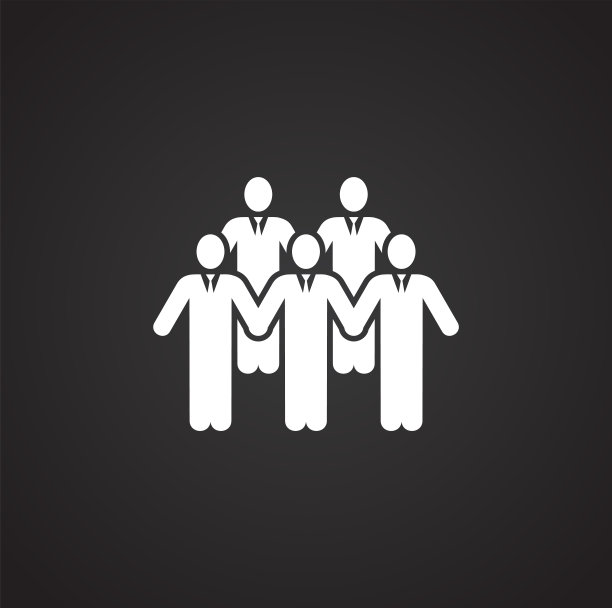 商业人士相关图标背景的图形和网页设计。简单的说明。网站按钮或手机应用的互联网概念符号。图片下载