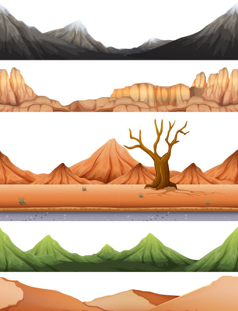 一套沙漠场景图片下载