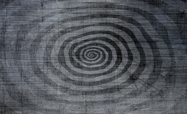 抽象的螺旋在黑色和灰色的背景。模板设计图片下载