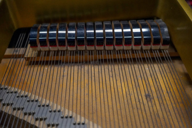 钢琴内部的特写图片下载