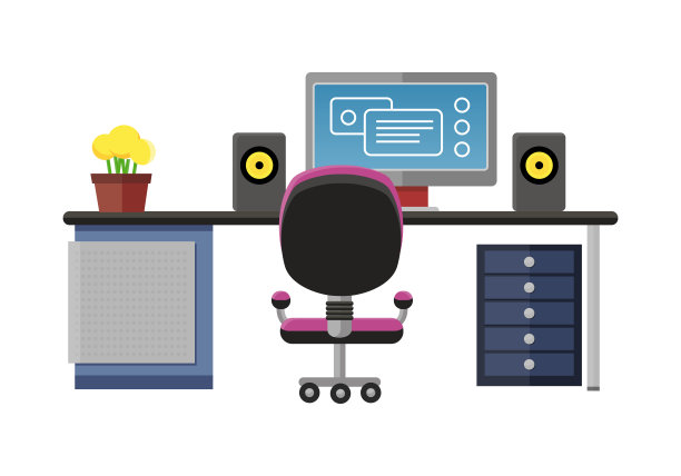 现代办公室内部图片下载