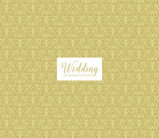 金色观赏性无缝图案图片下载