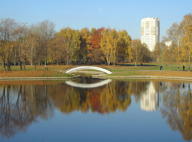 金秋公园图片下载