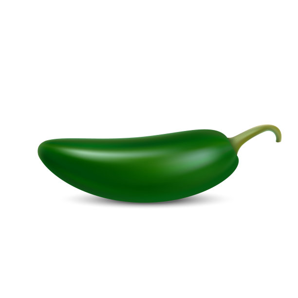 现实的绿色热天然墨西哥胡椒图片下载