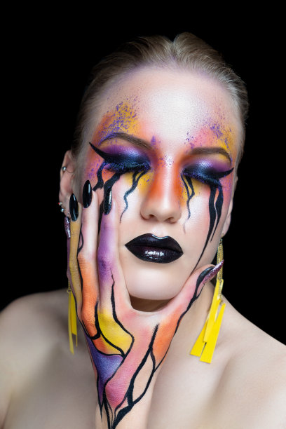 万圣节化妆的新创意图片下载