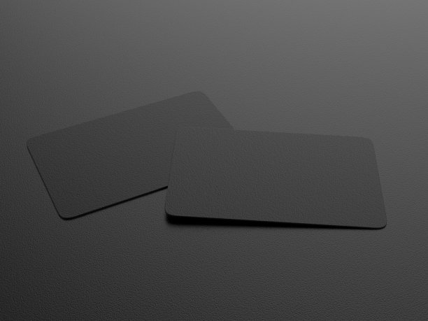 空白拜访卡的模型设计。3 d渲染插图。图片下载