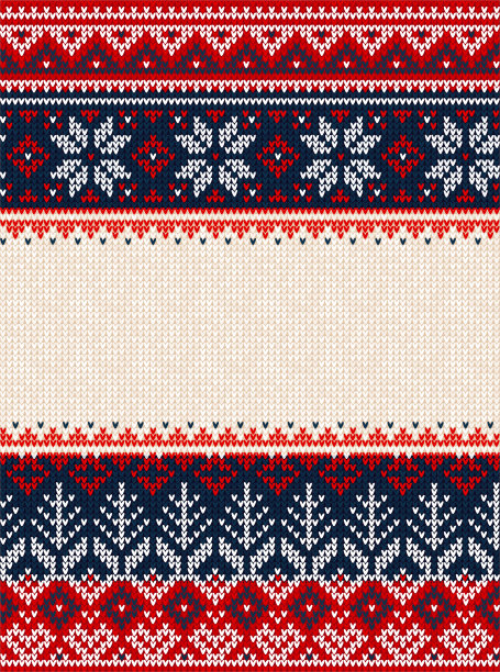 丑陋的毛衣圣诞晚会装饰背景无缝图案图片下载