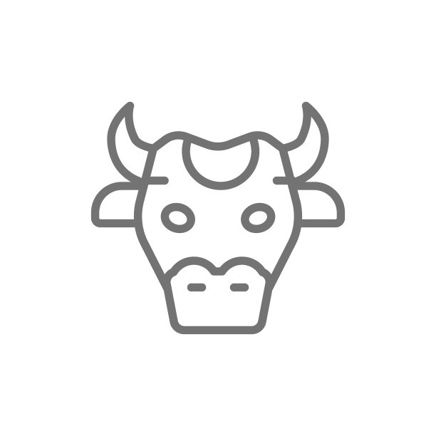 牛头，印度的神圣动物线象。图片下载