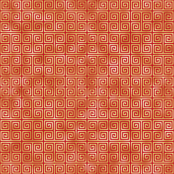 农历新年无缝图案素材图片