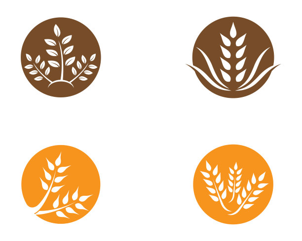 小麦符号矢量图标插图图片下载