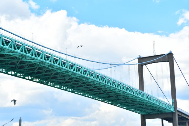 蓝色的桥图片下载