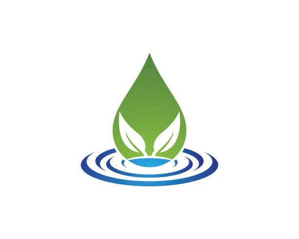 绿色滴矢量图标说明图片下载